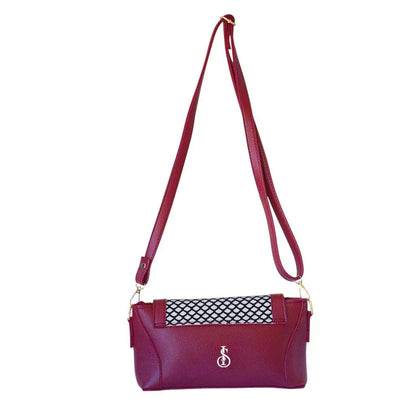 Textured PU Leather Shoulder Bag - Multiple Colors | Compact & Stylish
