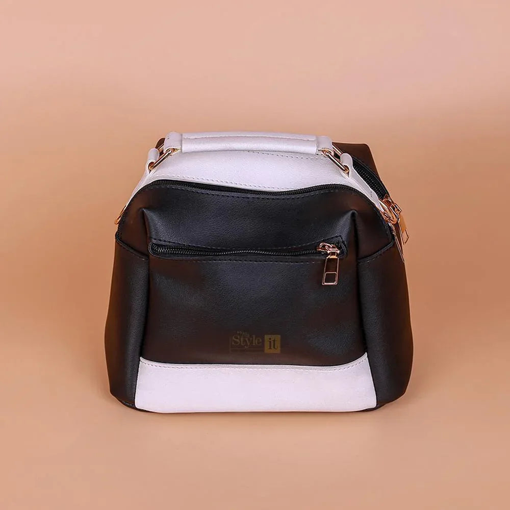 Compact PU Leather Top‑Handle Handbag – 1 Pc | Multi Color Options