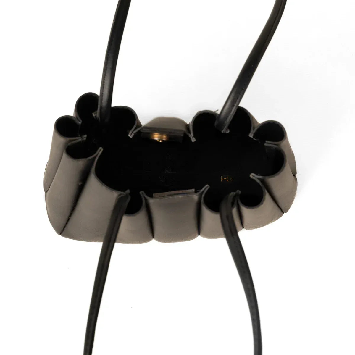 Girl's PU Leather Plain Shoulder Bag - Black | 2 Pcs Set