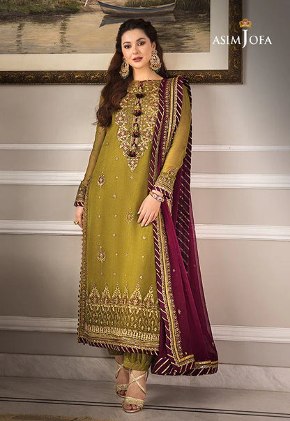 3 Pcs Women's Unstitched Embroidered Suit