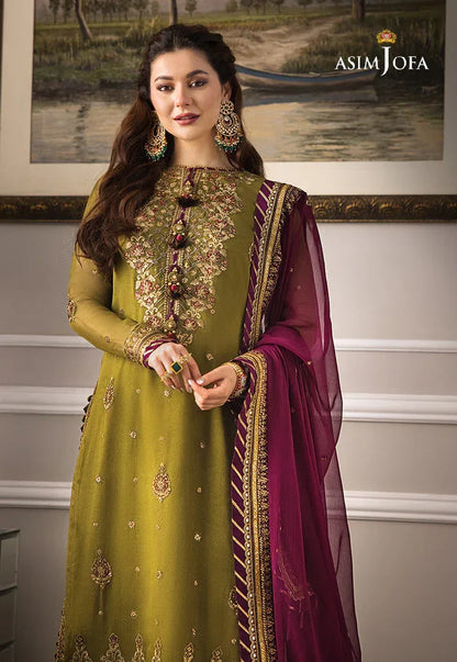 3 Pcs Women's Unstitched Embroidered Suit