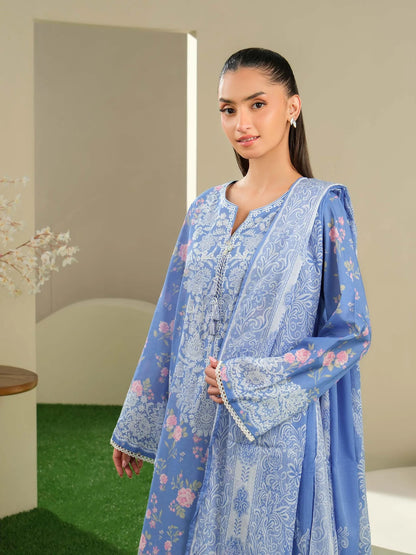 Printed Lawn Suit - Coordinated Print Design