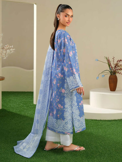 Printed Lawn Suit - Coordinated Print Design